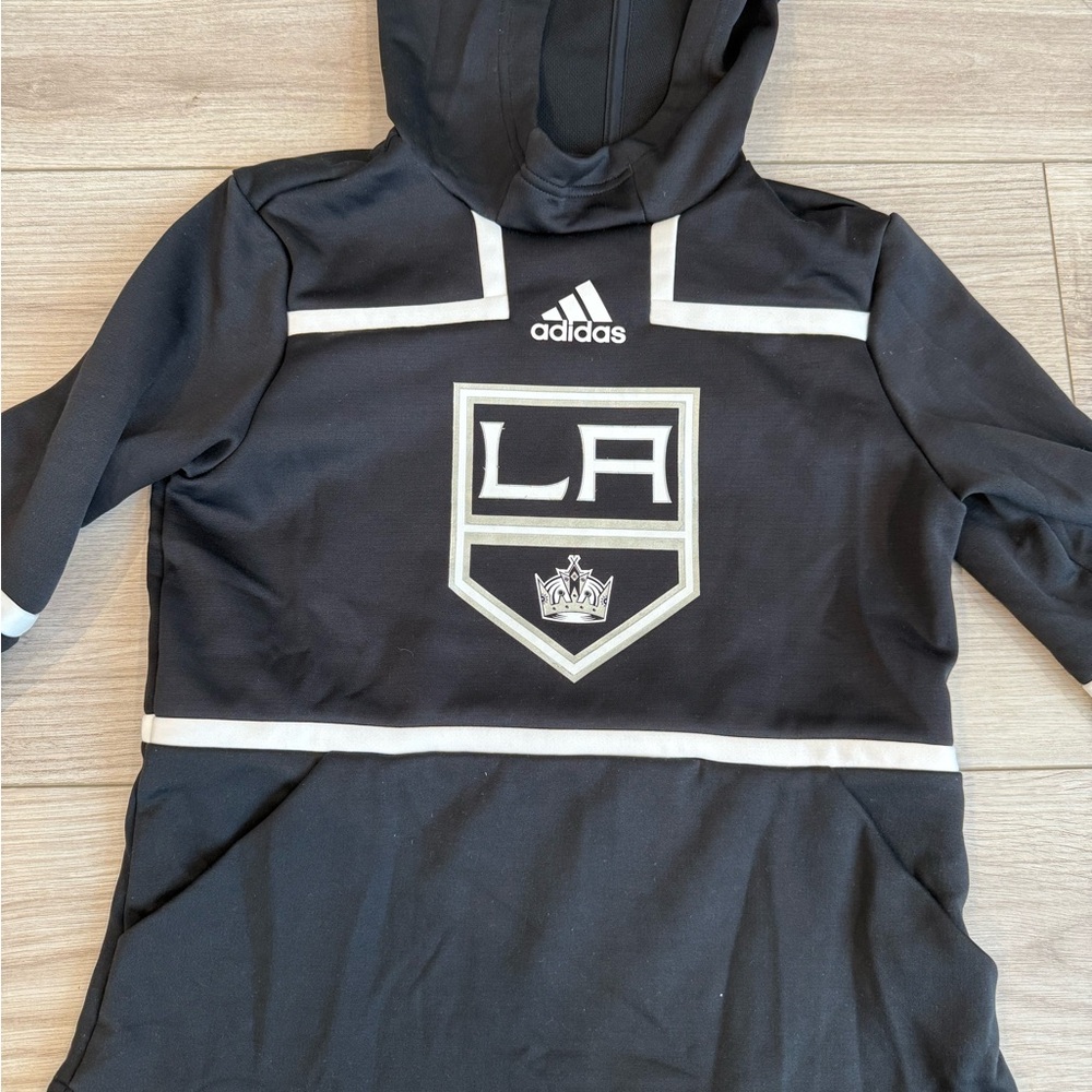 Adidas Black and White LA Hoodie